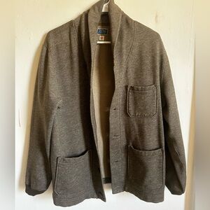 J Crew Vintage Cardigan/Pullover, Light/Dusty Brown, Medium